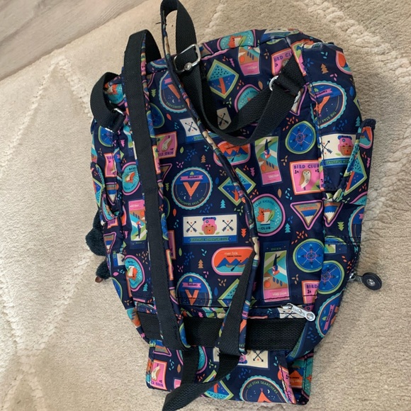 Kipling Colorful Patterned Backpack - Picture 4 of 8